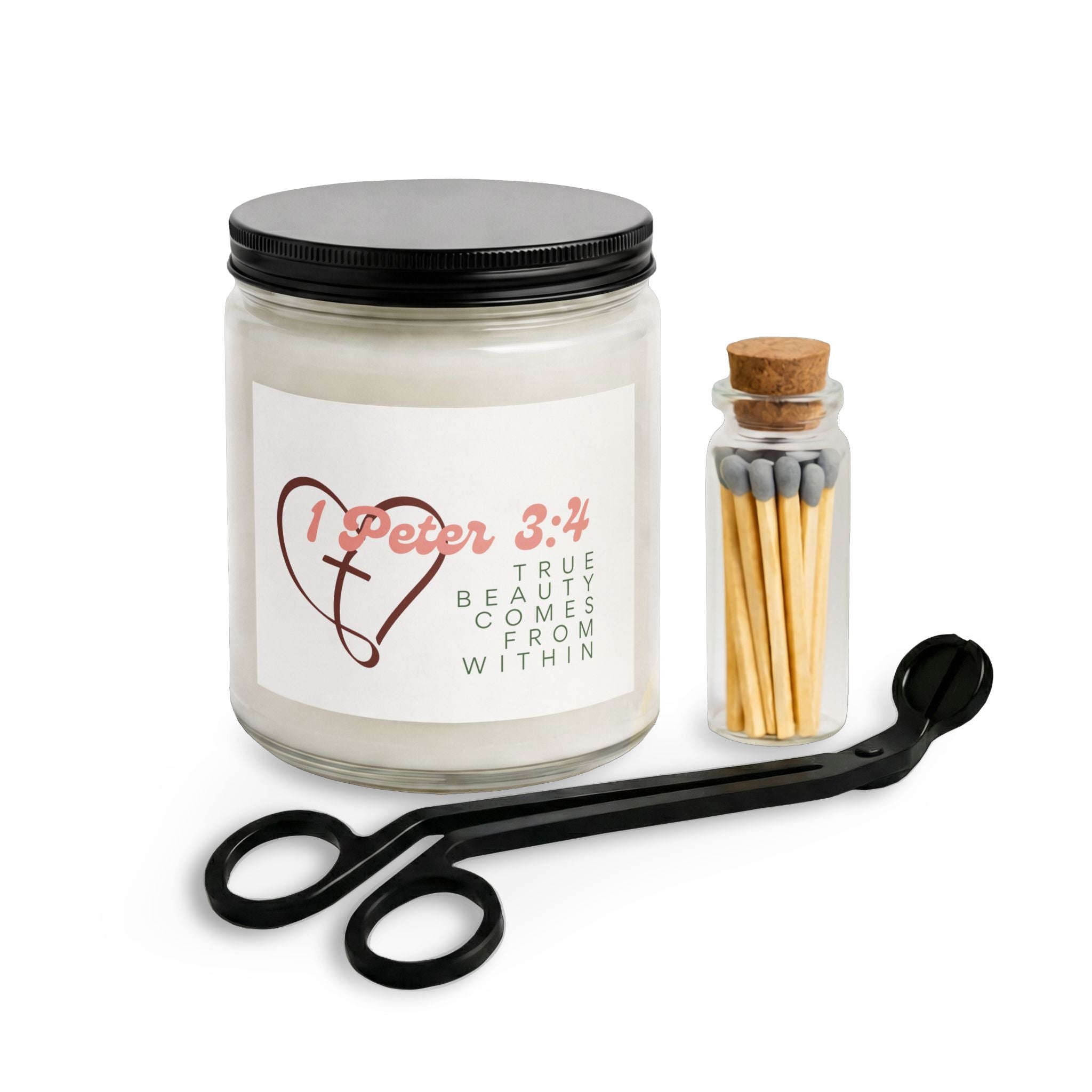 Candle Set with Matches and Wick Trimmer